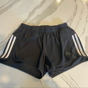 Adidas Black Track Shorts Climalite- Size Small